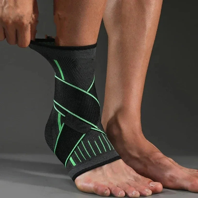 Bandage compressif pour cheville
